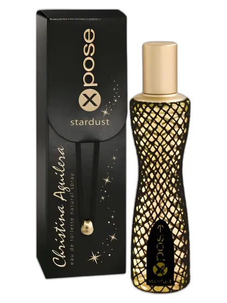 Frasco del perfume Christina Aguilera X Pose Stardust