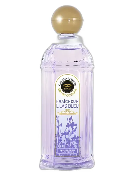 Frasco del perfume Christine Darvin Eau de Cologne Fraicheur Lilas Bleu unisex Eau de Cologne