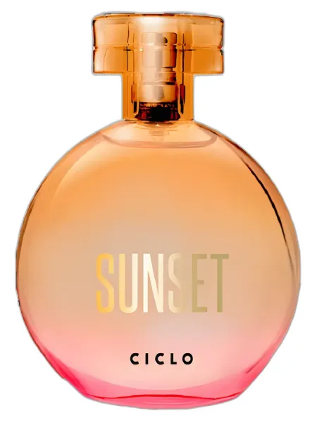 Frasco del perfume Ciclo Cosméticos Sunset Ciclo Cosmeticos