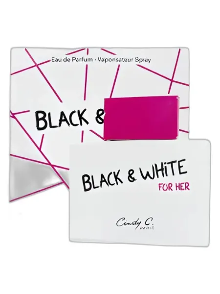 Frasco del perfume Cindy C. Black & White Cindy C.