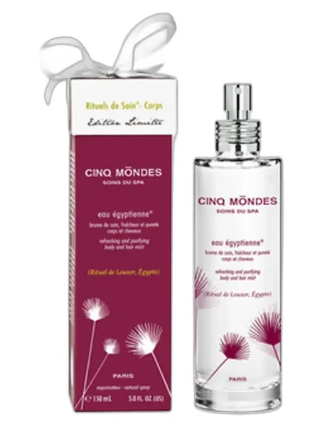Frasco del perfume Cinq Mondes Eau Egyptienne Limited Edition