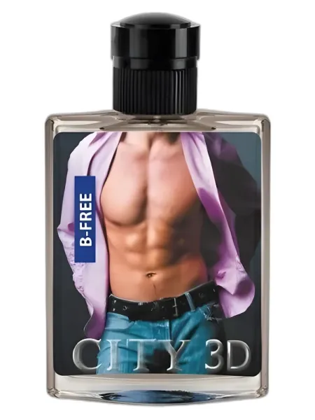 Frasco del perfume City Parfum B-Free City