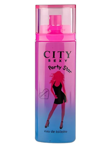 Frasco del perfume City Parfum Party Star City