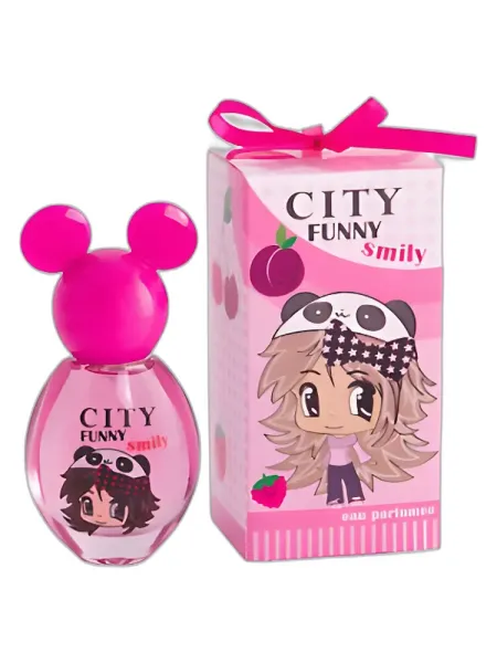 Frasco del perfume City Parfum Smily City