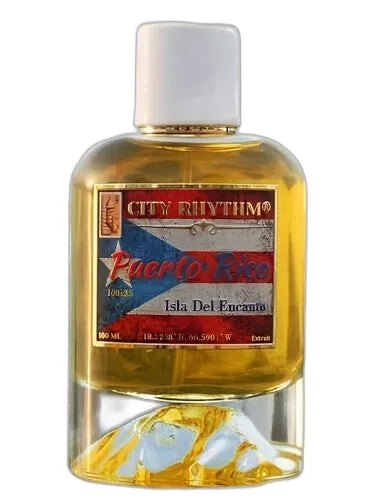 Frasco del perfume City Rhythm Puerto Rico