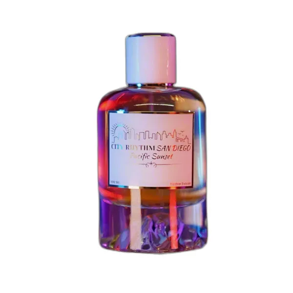 Frasco del perfume City Rhythm San Diego