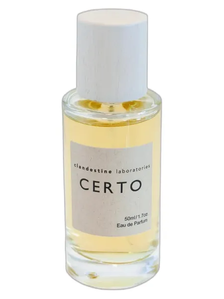 Frasco del perfume Clandestine Laboratories Certo unisex