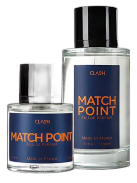 Frasco del perfume Clash Match Point Eau de Cologne