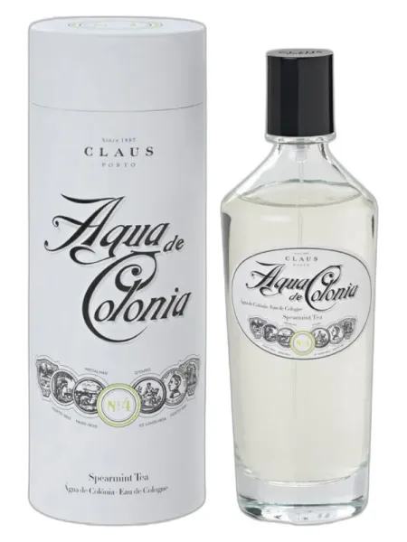 Frasco del perfume Claus Porto Agua De Colonia No.4 Spearmint Tea unisex
