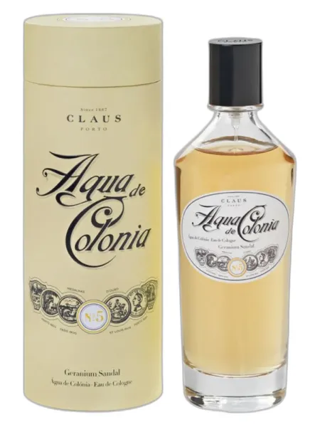 Frasco del perfume Claus Porto Agua De Colonia No.5 Geranium Sandal unisex