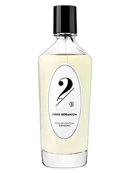 Frasco del perfume Claus Porto Agua Geranium unisex