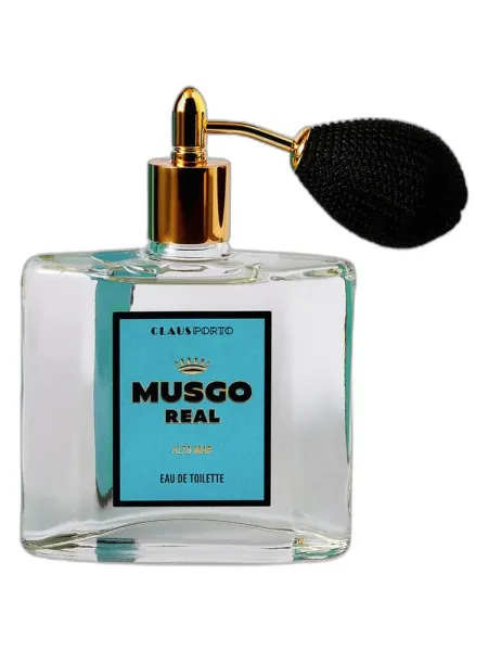 Frasco del perfume Claus Porto Musgo Real Alto Mar Eau de Toilette