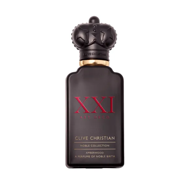Frasco del perfume Clive Christian Noble Xxi Art Deco Amberwood