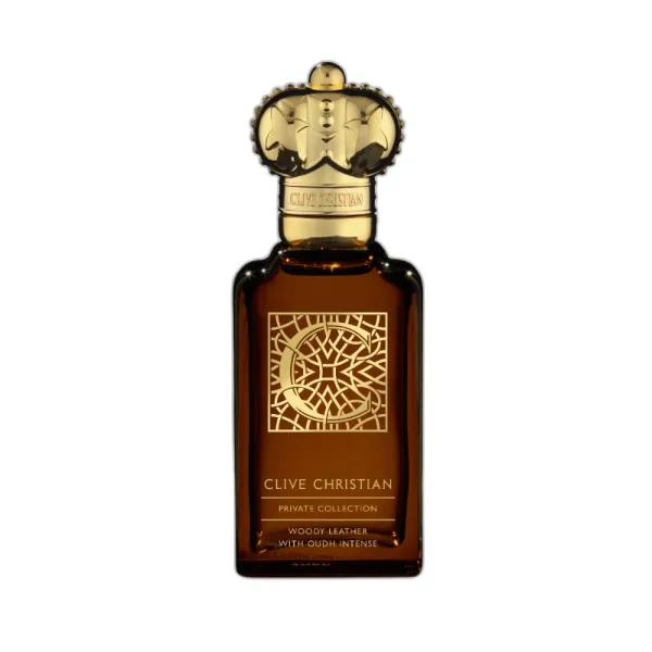 Frasco del perfume Clive Christian Private Collection C Woody Leather