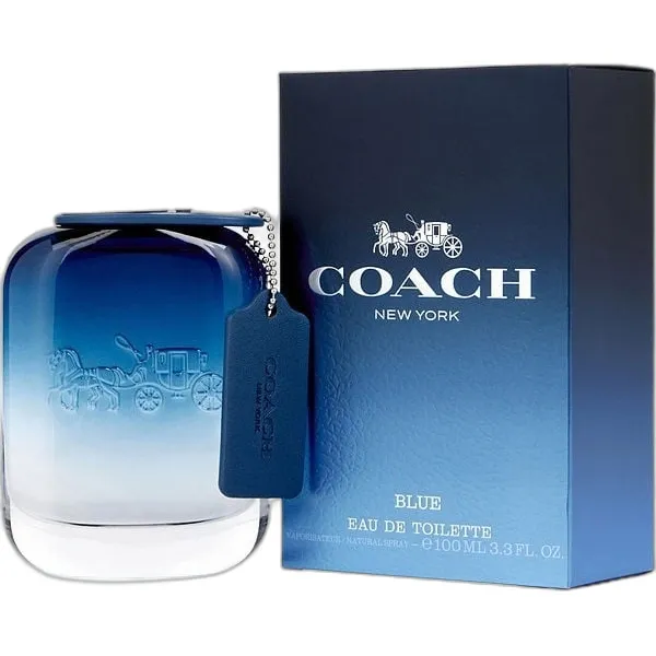 Frasco del perfume Coach Blue Eau de Toilette