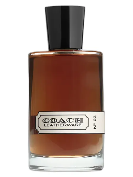 Frasco del perfume Coach Leatherware No. 03 Eau de Cologne