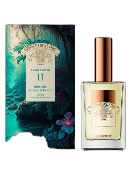 Frasco del perfume Compagnia Delle Indie 11 Orchidea e Legni di Cedro