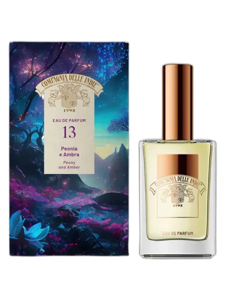Frasco del perfume Compagnia Delle Indie 13 Peonia e Ambra