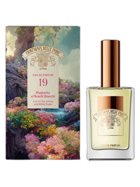 Frasco del perfume Compagnia Delle Indie 19 Mughetto e Muschi Bianchi