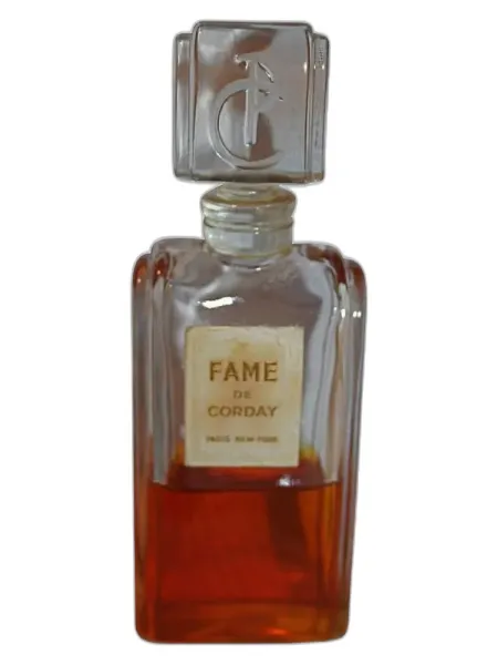 Frasco del perfume Corday Fame