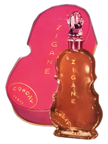 Frasco del perfume Corday Zigane Tzigane