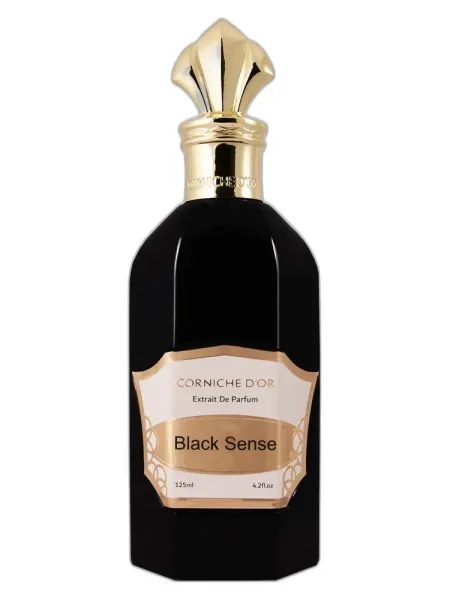 Frasco del perfume Corniche D'Or Black Sense unisex