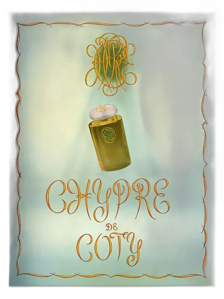 Frasco del perfume Coty Chypre