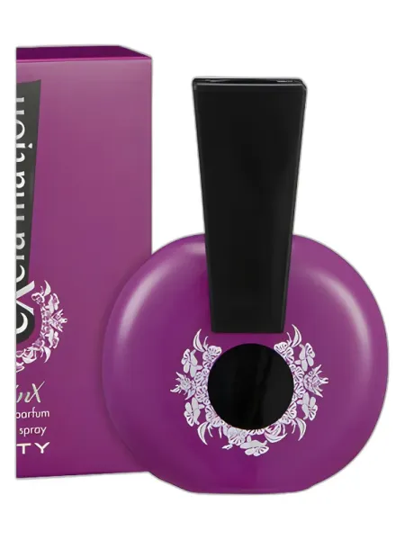 Frasco del perfume Coty Ex'cla-ma'tion Minx Eau de Cologne