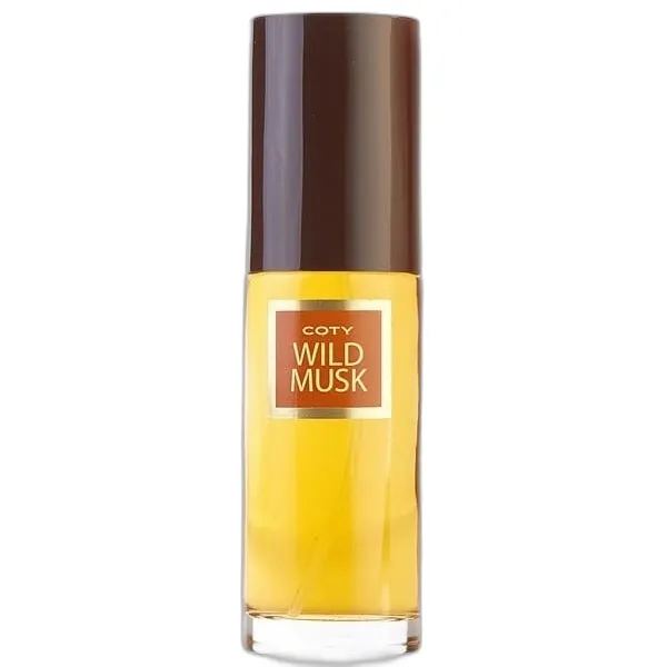 Frasco del perfume Coty Wild Musk Eau de Cologne