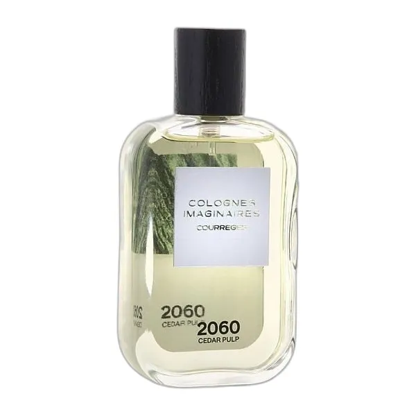 Frasco del perfume Courreges 2060 Cedar Pulp Eau de Parfum