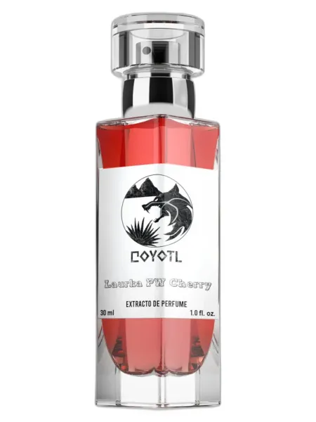 Frasco del perfume Coyotl Laurka PW Cherry unisex