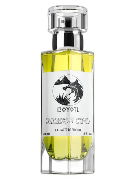 Frasco del perfume Coyotl Mhojito unisex