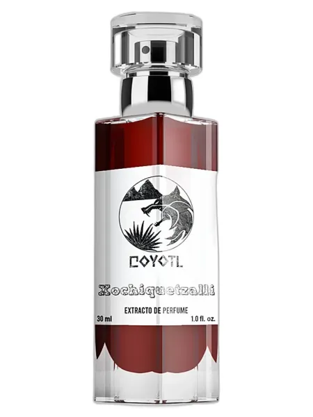 Frasco del perfume Coyotl Xochiquetzalli unisex