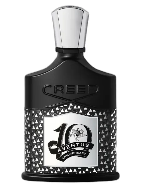 Frasco del perfume Creed Aventus 10th Anniversary