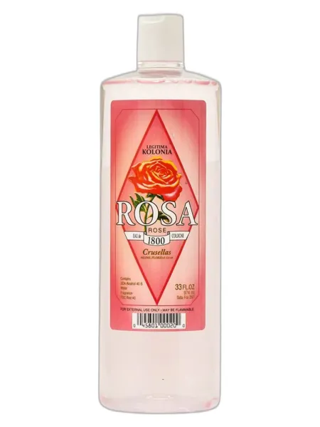 Frasco del perfume Crusellas & Company Kolonia 1800 Rosa unisex Eau de Cologne