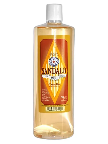 Frasco del perfume Crusellas & Company Kolonia 1800 Sandalo unisex Eau de Cologne