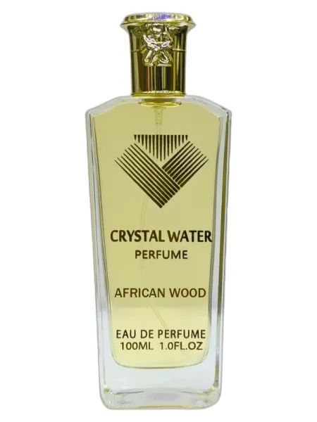 Frasco del perfume Crystal Water Africano Woody