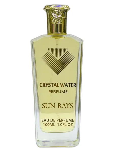Frasco del perfume Crystal Water Sun Rays unisex
