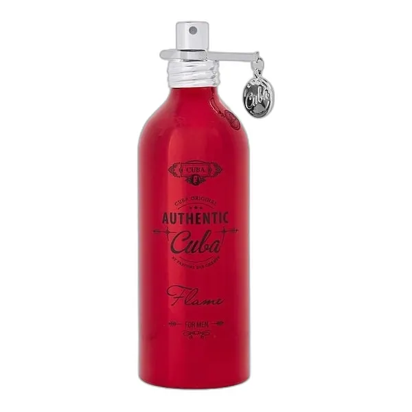 Frasco del perfume Cuba Authentic Flame Eau de Toilette