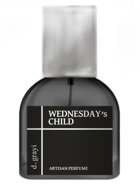 Frasco del perfume d.grayi Wednesday's Child d.grayi unisex