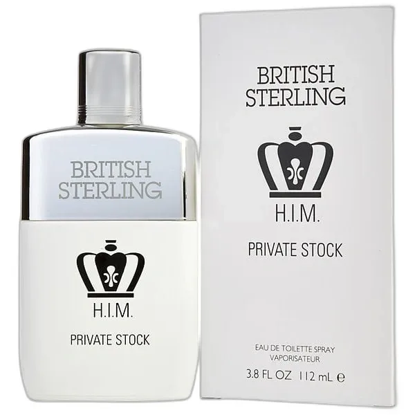 Frasco del perfume Dana British Sterling Him Private Stock Eau de Toilette