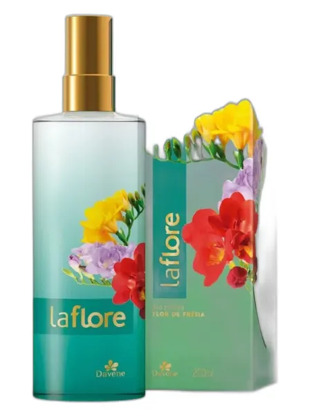 Frasco del perfume Davene La Flore Flor de Fresia
