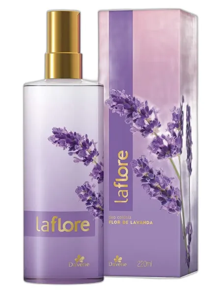 Frasco del perfume Davene La Flore Flor de Lavanda