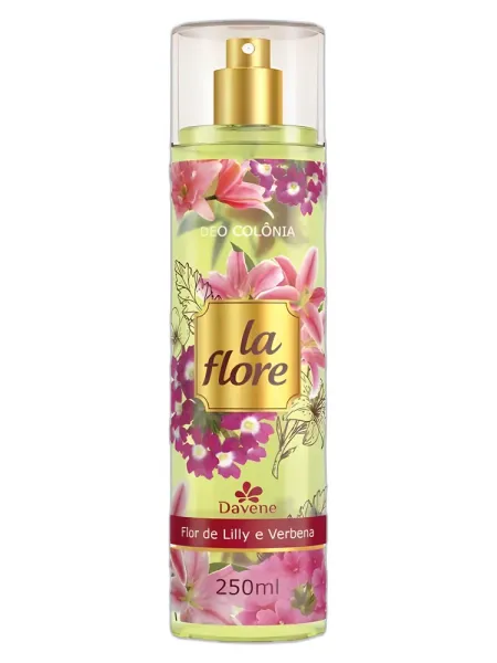 Frasco del perfume Davene La Flore Flor de Lilly e Verbena