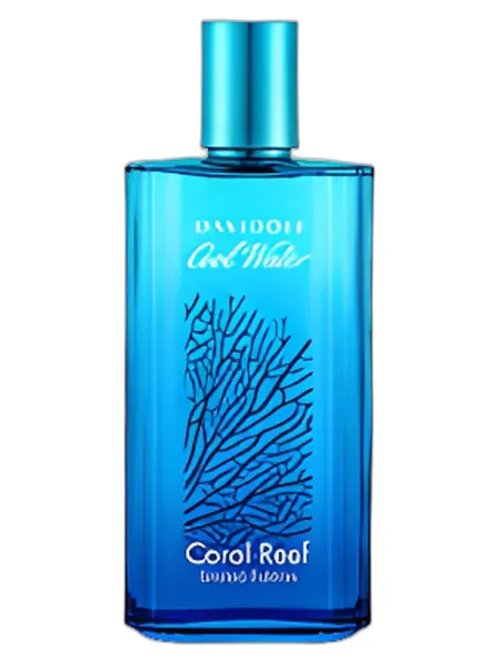 Frasco del perfume Davidoff Cool Water Man Coral Reef Edition Eau de Cologne
