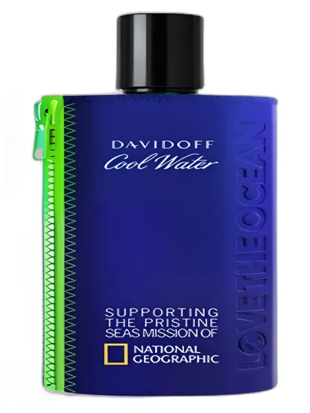 Frasco del perfume Davidoff Cool Water National Geographic Pristine Seas