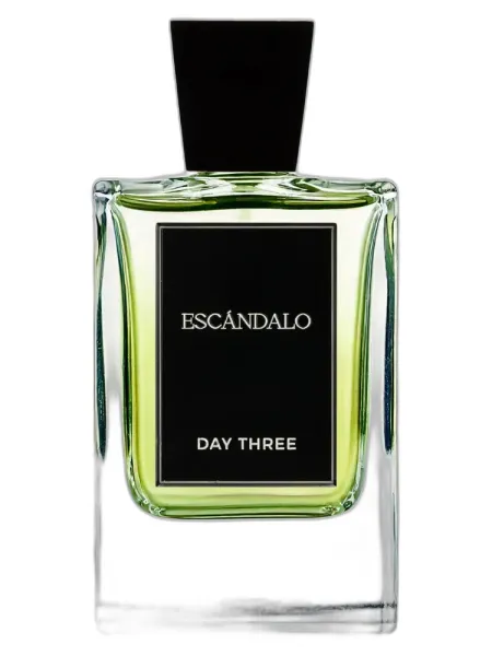 Frasco del perfume Day Three Escandalo unisex