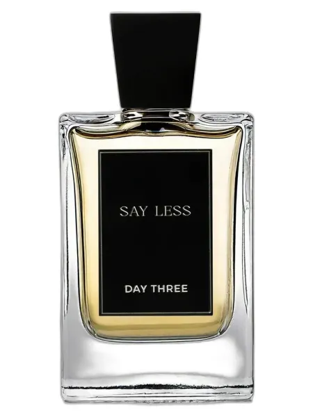 Frasco del perfume Day Three Say Less unisex
