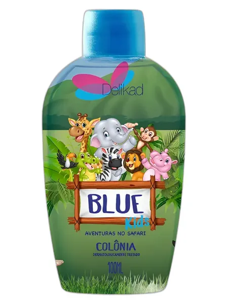 Frasco del perfume Delikad Aventuras no Safari Blue Kids