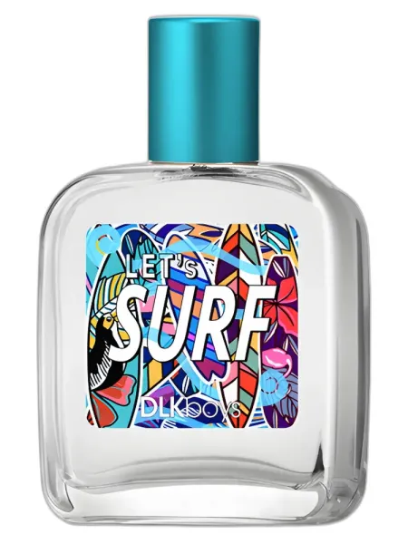 Frasco del perfume Delikad Let's Surf